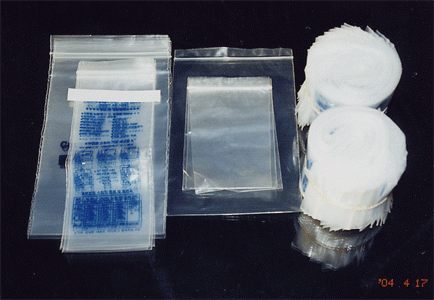 지퍼(자끄)백 비닐